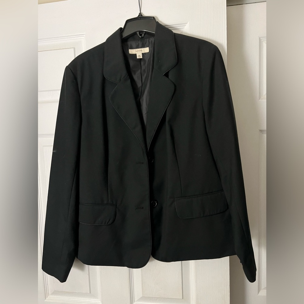 Target brand merona black suit xxl 16